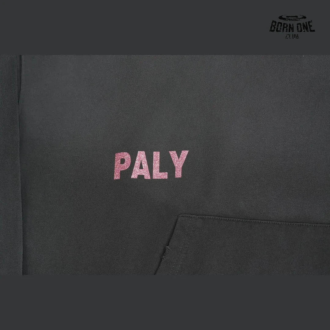 Moletom Paly Hollywood Distressed Logo Hoodie Black