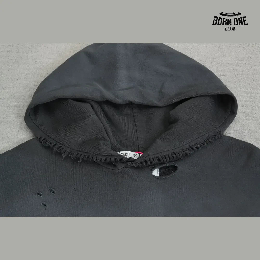 Moletom Paly Hollywood Distressed Logo Hoodie Black