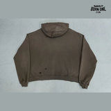 Moletom Paly Hollywood Distressed Logo Hoodie Brown