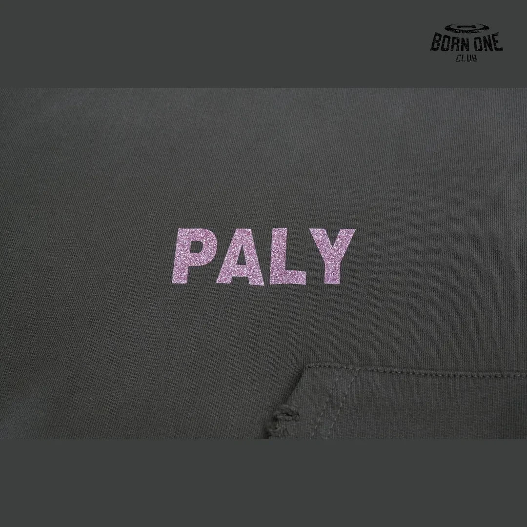 Moletom Paly Hollywood Distressed Logo Hoodie Brown