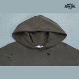 Moletom Paly Hollywood Distressed Logo Hoodie Brown
