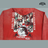 Moletom Paly Hollywood Father Yod Aquarian Hoodie Red