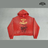 Moletom Paly Hollywood Father Yod Aquarian Hoodie Red
