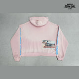 Moletom Paly Hollywood Hot Dog World Famous Hoodie Pink