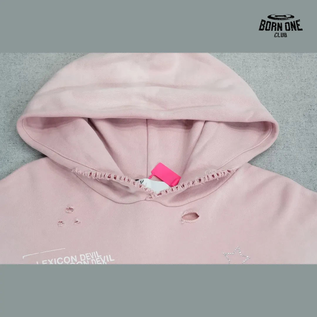 Moletom Paly Hollywood Hot Dog World Famous Hoodie Pink