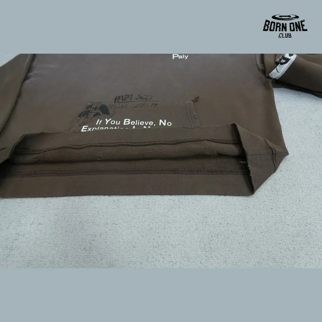 Moletom Paly Hollywood Le Péché Originel Hoodie Brown