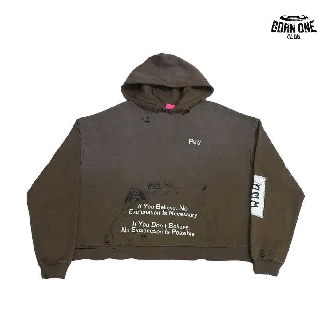 Moletom Paly Hollywood Le Péché Originel Hoodie Brown