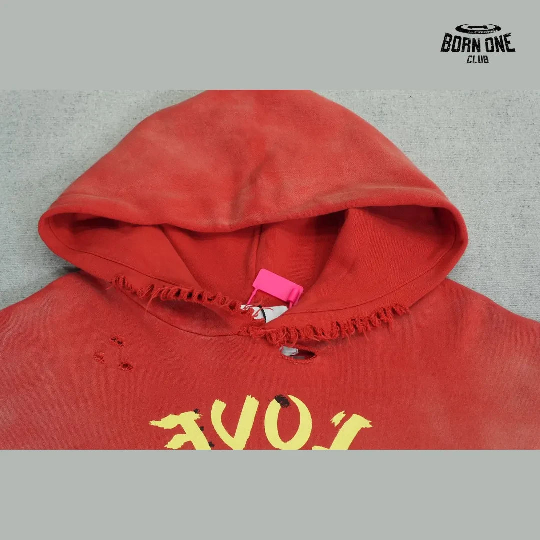 Moletom Paly Hollywood Love 67 Screen Hoodie Red