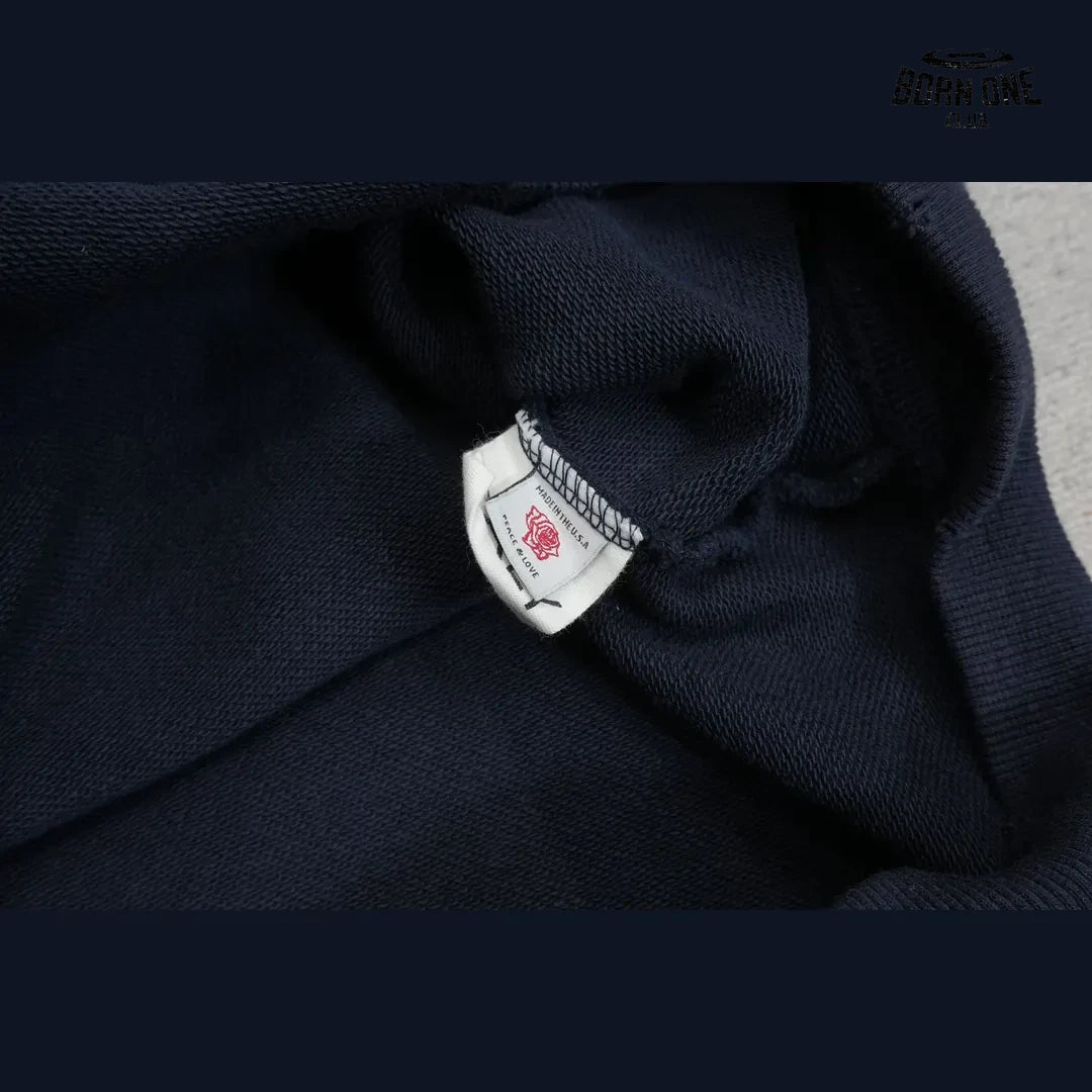 Moletom Paly Hollywood One Day At A Time Zip Up Hoodie Navy