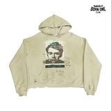 Moletom Paly Hollywood Portrait Print Hoodie Cream