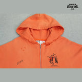Moletom Paly Hollywood Rolling Stones Zip Up Hoodie Orange