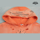 Moletom Paly Hollywood Star Graphic Hoodie Orange