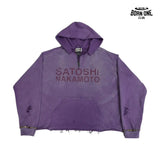 Moletom Satoshi Nakamoto Contrast Hood Logo Hoodie Purple