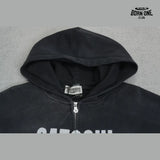 Moletom Satoshi Nakamoto Cybernetics Zip Up Hoodie Black