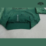Moletom Satoshi Nakamoto Distressed Logo Zip Up Hoodie Green