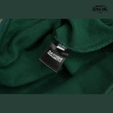 Moletom Satoshi Nakamoto Distressed Logo Zip Up Hoodie Green