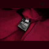 Moletom Satoshi Nakamoto Distressed Logo Zip Up Hoodie Red
