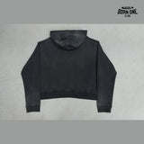 Moletom Satoshi Nakamoto Rhinestone Logo Hoodie Black