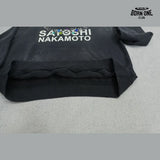 Moletom Satoshi Nakamoto Rhinestone Logo Hoodie Black