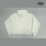 Moletom Satoshi Nakamoto Spiral Logo Zip Up Hoodie Cream