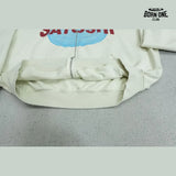Moletom Satoshi Nakamoto Spiral Logo Zip Up Hoodie Cream