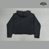 Moletom Satoshi Nakamoto Tonal Logo Studded Hoodie Black
