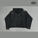 Moletom Satoshi Nakamoto Washed Logo Hoodie Black