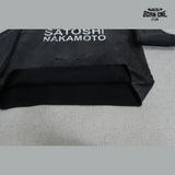 Moletom Satoshi Nakamoto Washed Logo Hoodie Black