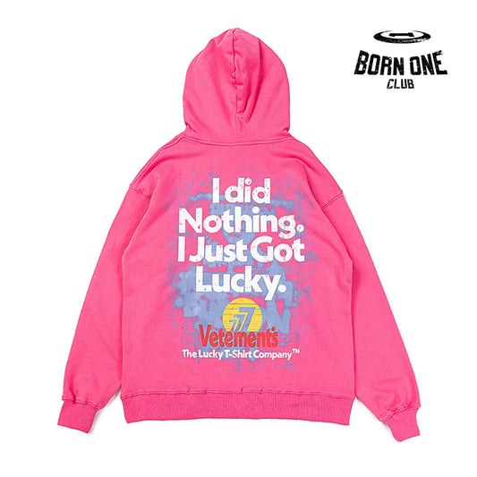 Moletom Vetements ’I got lucky’