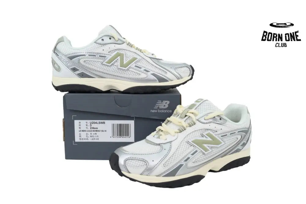 New Balance 204L 'Silver Metallic Sage Green' U204LSWB