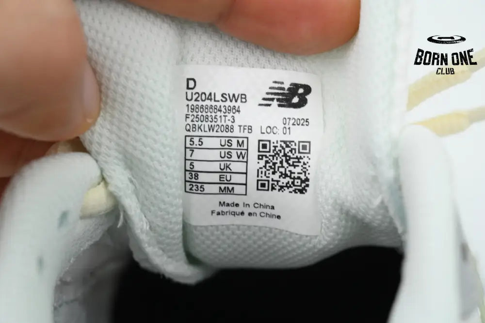 New Balance 204L 'Silver Metallic Sage Green' U204LSWB
