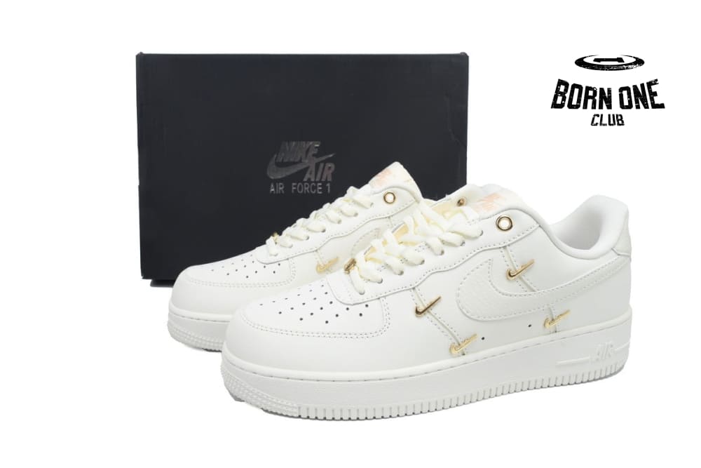 Nike Air Force 1 '07 LX CN Sail Gold Mini Swooshes FV3654-111