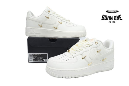 Nike Air Force 1 '07 LX CN Sail Gold Mini Swooshes FV3654-111