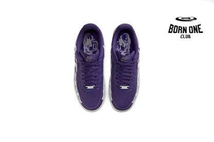 Nike Air Force 1 Low '07 QS Purple Skeleton Halloween (2021) CU8067-500