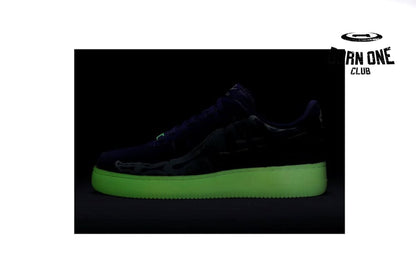 Nike Air Force 1 Low '07 QS Purple Skeleton Halloween (2021) CU8067-500
