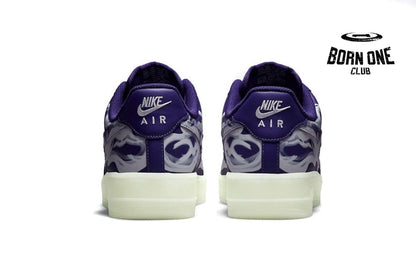 Nike Air Force 1 Low '07 QS Purple Skeleton Halloween (2021) CU8067-500