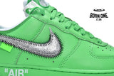 Nike Air Force 1 Low Off-White Light Green Spark DX1419-300