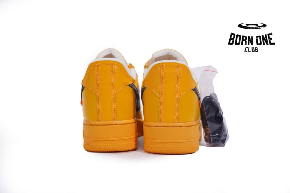 Nike Air Force 1 Low OFF-WHITE University Gold Metallic Silver DD1876-700