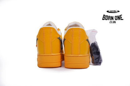 Nike Air Force 1 Low OFF-WHITE University Gold Metallic Silver DD1876-700