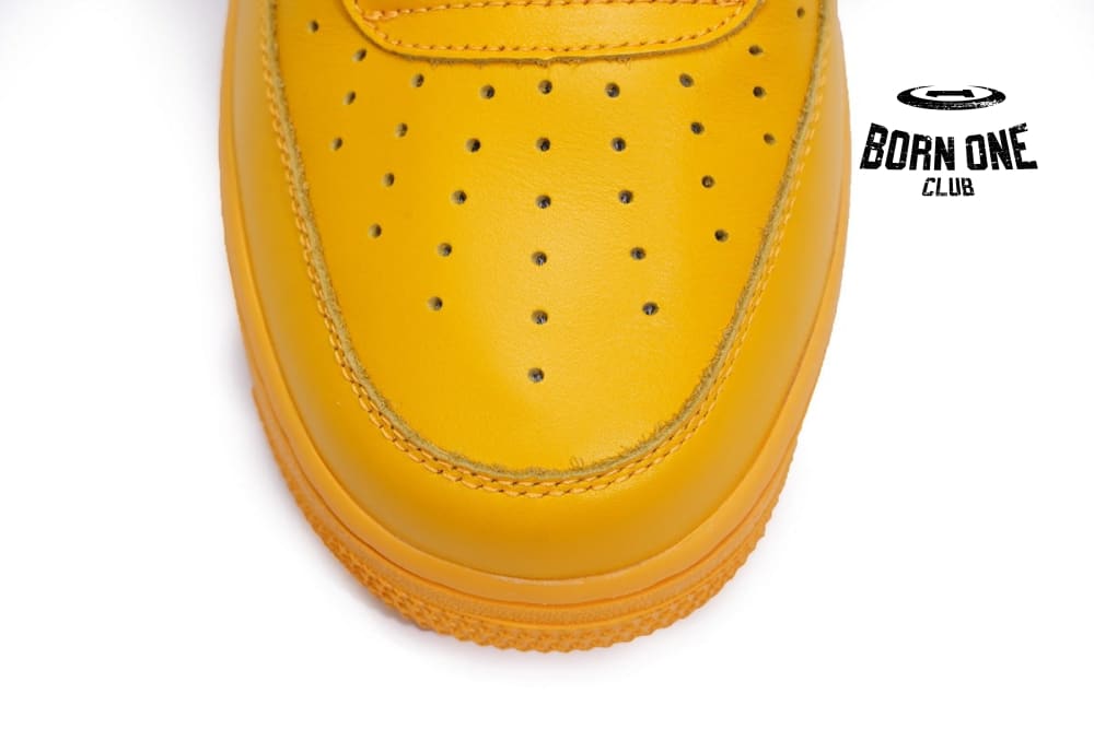 Nike Air Force 1 Low OFF-WHITE University Gold Metallic Silver DD1876-700