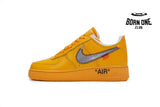 Nike Air Force 1 Low OFF-WHITE University Gold Metallic Silver DD1876-700
