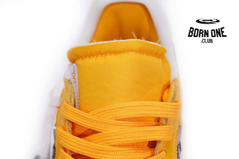 Nike Air Force 1 Low OFF-WHITE University Gold Metallic Silver DD1876-700