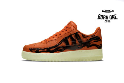 Nike Air Force 1 Low Orange Skeleton Halloween (2020) CU8067-800