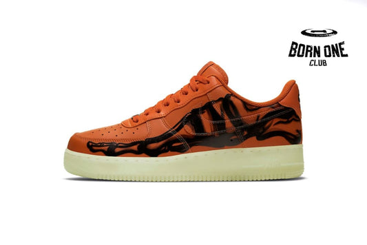 Nike Air Force 1 Low Orange Skeleton Halloween (2020) CU8067-800