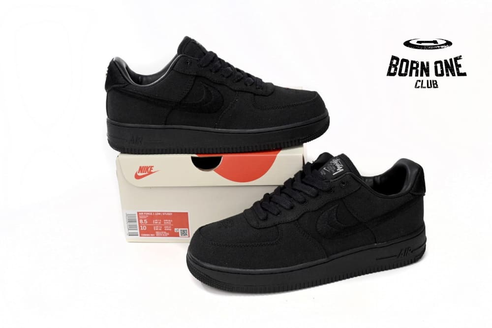 Nike Air Force 1 Low Stussy Black CZ9084-001