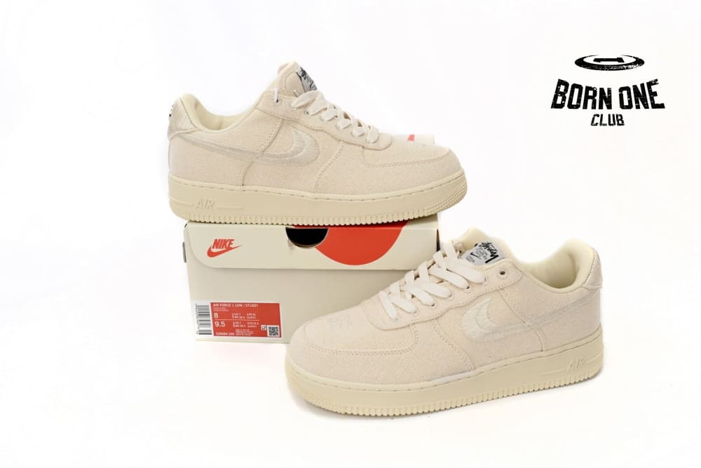 Nike Air Force 1 Low Stussy Fossil CZ9084-200