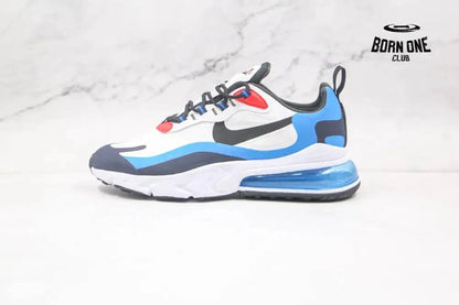 Nike Air Max 270 React Photo Blue University Red Nike Air Max 270 React Photo Blue University Red
