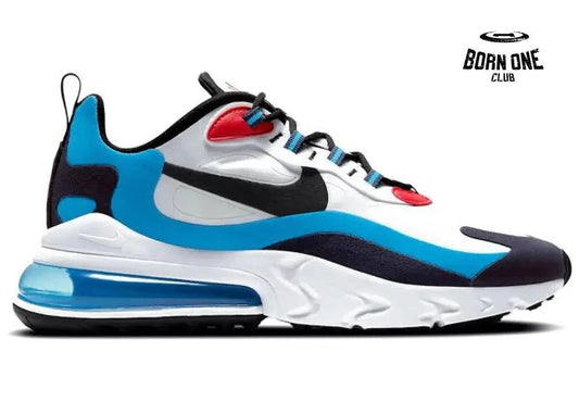 Nike Air Max 270 React Photo Blue University Red Nike Air Max 270 React Photo Blue University Red