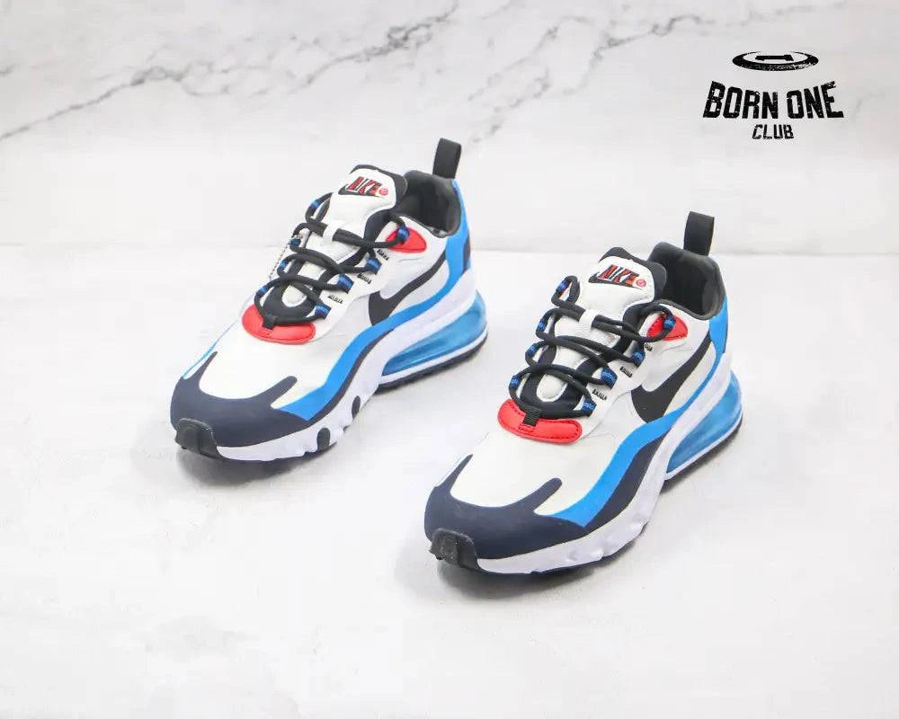 Nike Air Max 270 React Photo Blue University Red Nike Air Max 270 React Photo Blue University Red