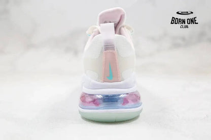 Nike Air Max 270 React Summit White Bleached Aqua Nike Air Max 270 React Summit White Bleached Aqua